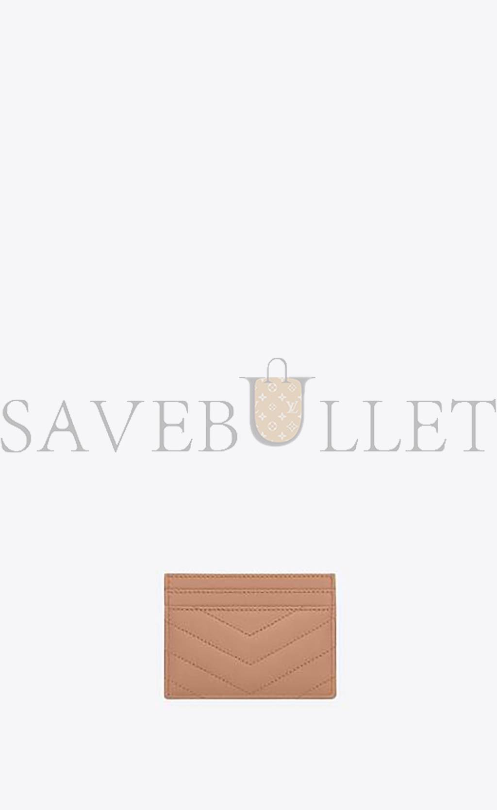 Y*L cassandre matelassÉ card case in grain de poudre embossed leather 423291bow019830 (10.5*7.5*0.5cm)