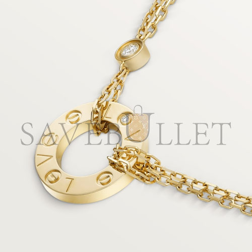 ca*t*er love necklace, 2 Di*m*nds b7219500