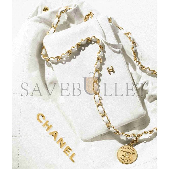 Ch*el 22 handbag gold hardware as3261 b08037 10601 (42*39*8cm)