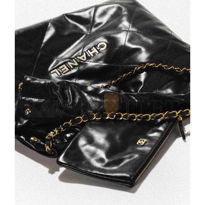 Ch*el 22 handbag silver hardware as3261 b08038 94305 (42*39*8cm)