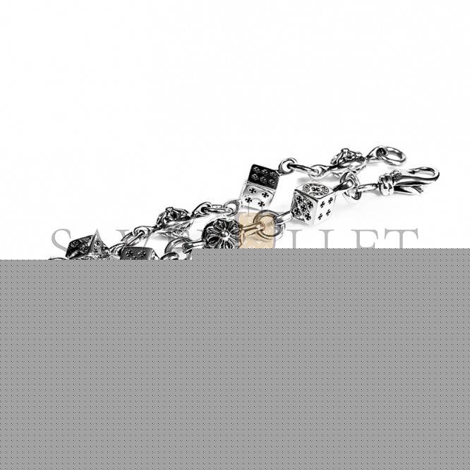 Ch**me He**ts dice and crossball bracelet