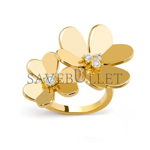v*n cl*f arpels frivole between the finger ring - yellow gold, Di*m*nd vcarb67600