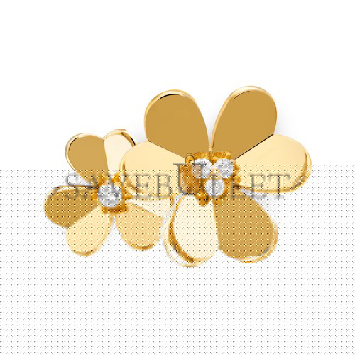 v*n cl*f arpels frivole between the finger ring - yellow gold, Di*m*nd vcarb67600