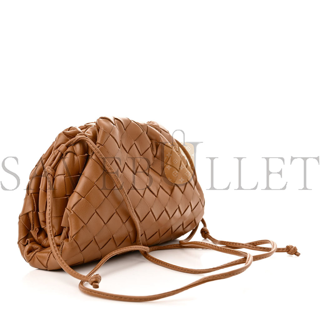 bo*te*ga Ve*ne*ta nappa intrecciato the mini pouch carmel (21*11*5cm)