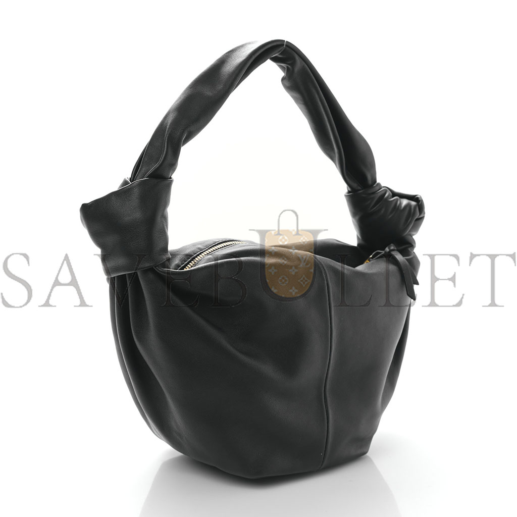 bo*te*ga Ve*ne*ta nappa mini double knot bag black (32*18*13cm)
