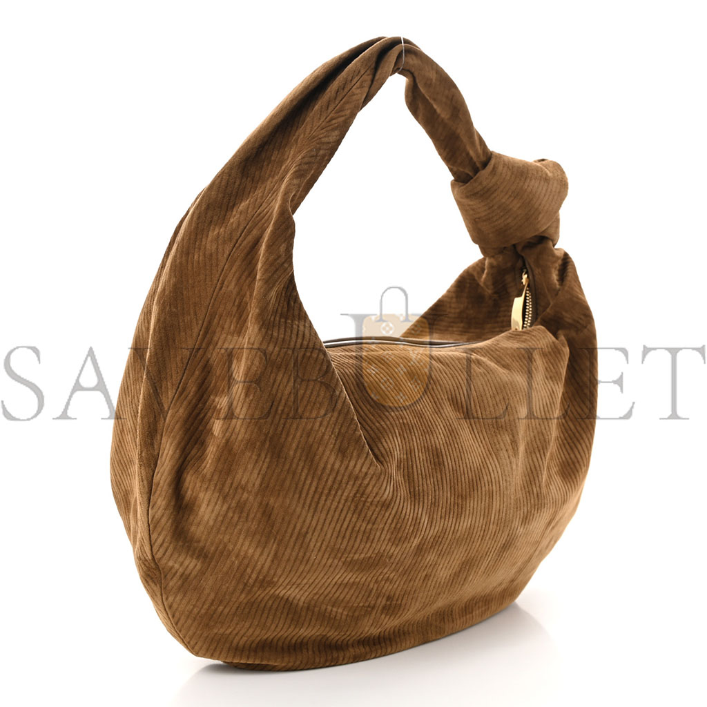 bo*te*ga Ve*ne*ta suede corduroy small jodie hobo jacobean (49*30*8cm)