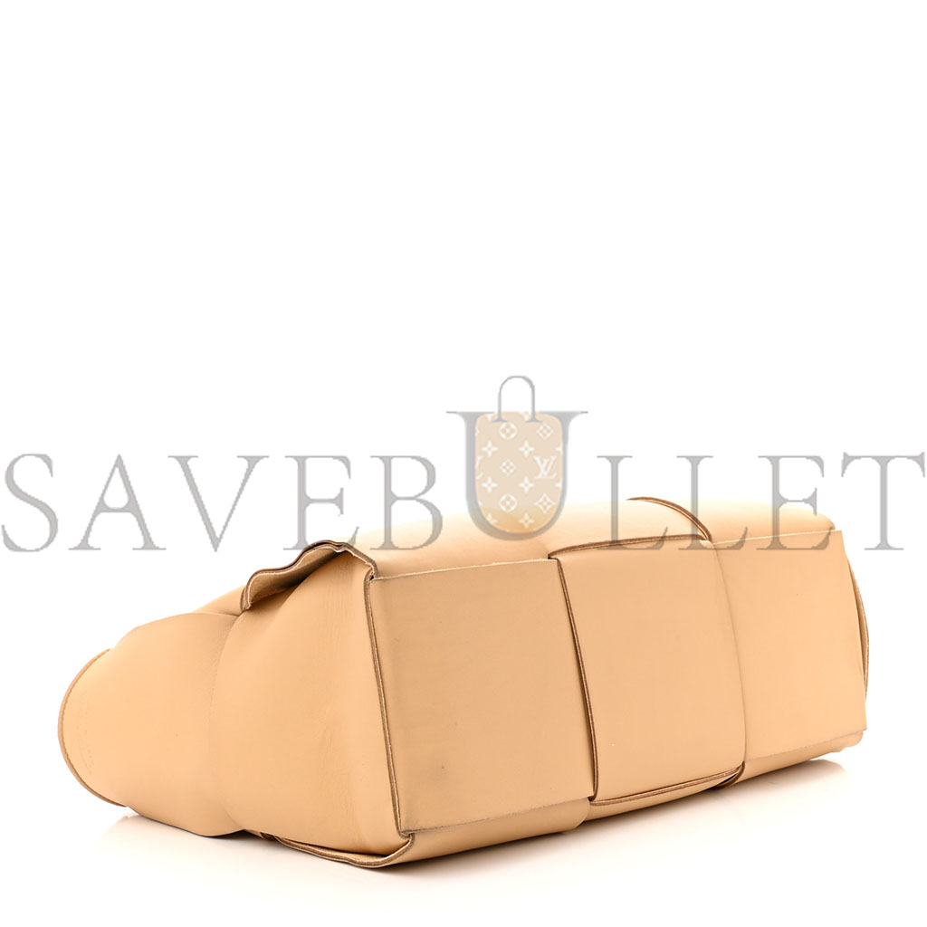 bo*te*ga Ve*ne*ta nappa maxi intrecciato medium arco tote almond (37*23*13cm)