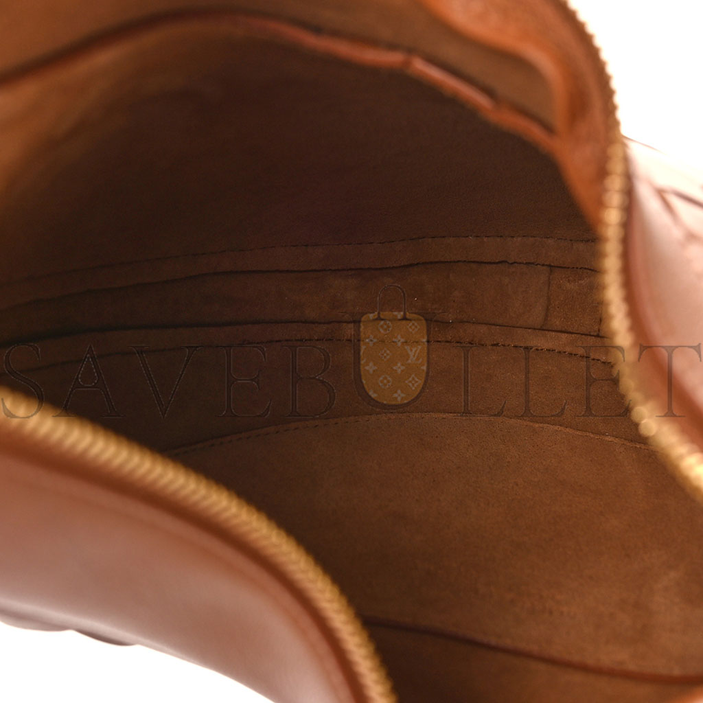 bo*te*ga Ve*ne*ta nappa intrecciato small drop shoulder bag wood (23*34*6cm)