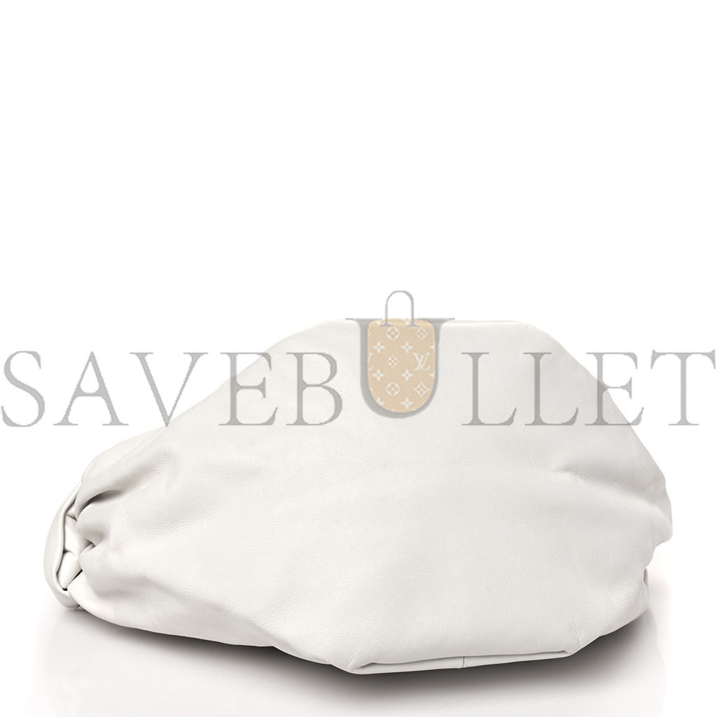 bo*te*ga Ve*ne*ta calfskin teen double knot hobo white (25*13*12cm)