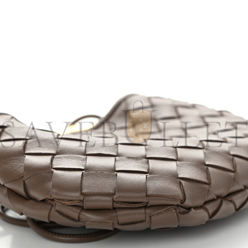 bo*te*ga Ve*ne*ta nappa intrecciato mini sardine bag taupe grey (20*14*3cm)