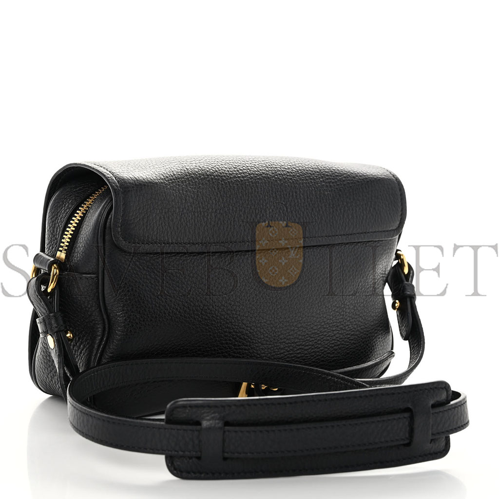 Pra*a vitello phenix crossbody bag black (22*15*7cm)