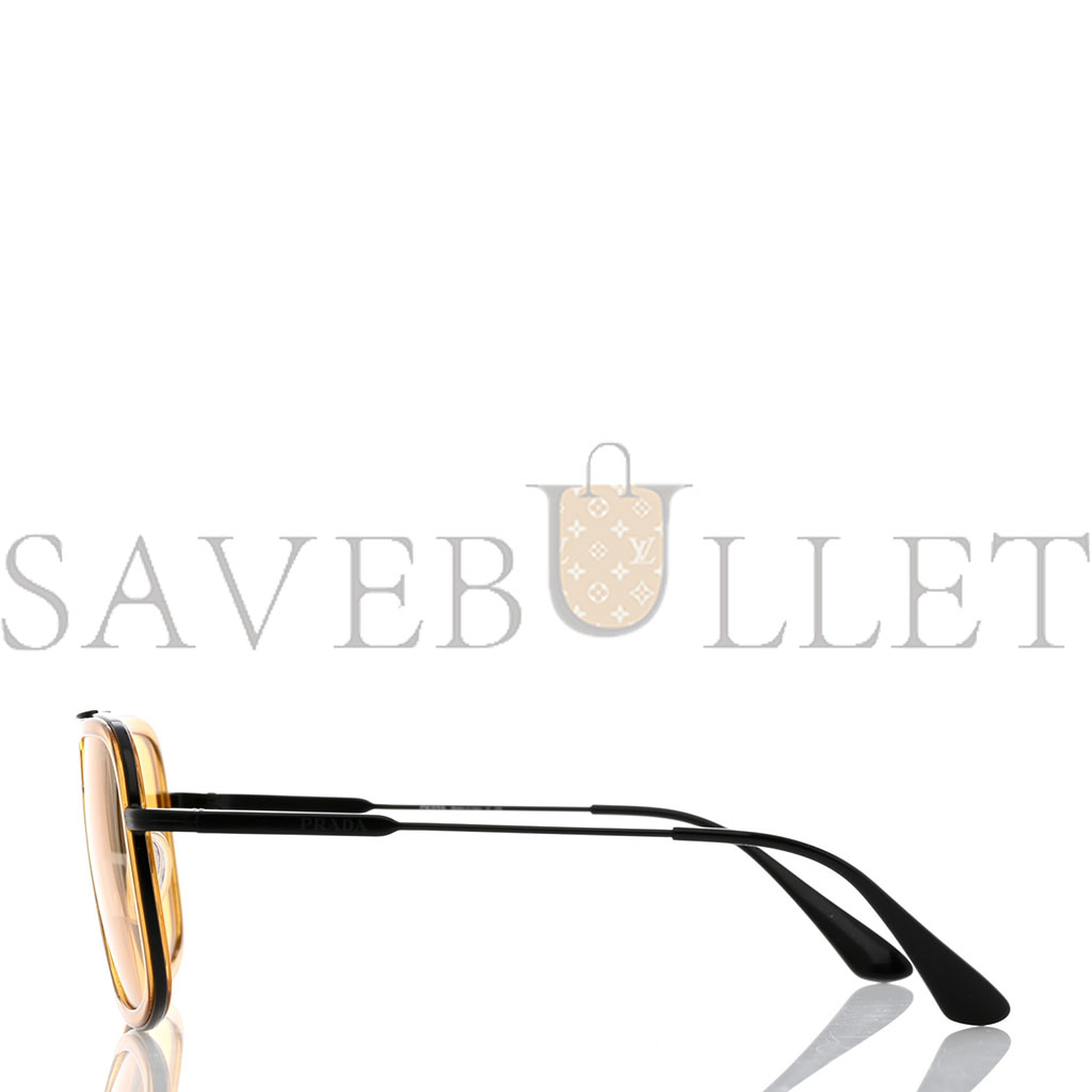 Pra*a aviator sunglasses spr 57x black yellow