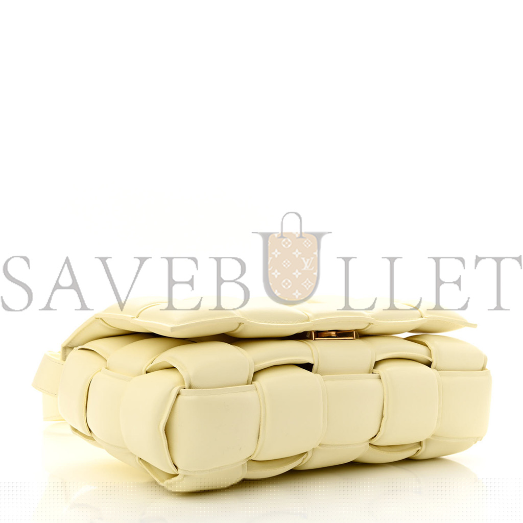 bo*te*ga Ve*ne*ta nappa maxi intreccio padded cassette crossbody bag zest (26*18*8cm)