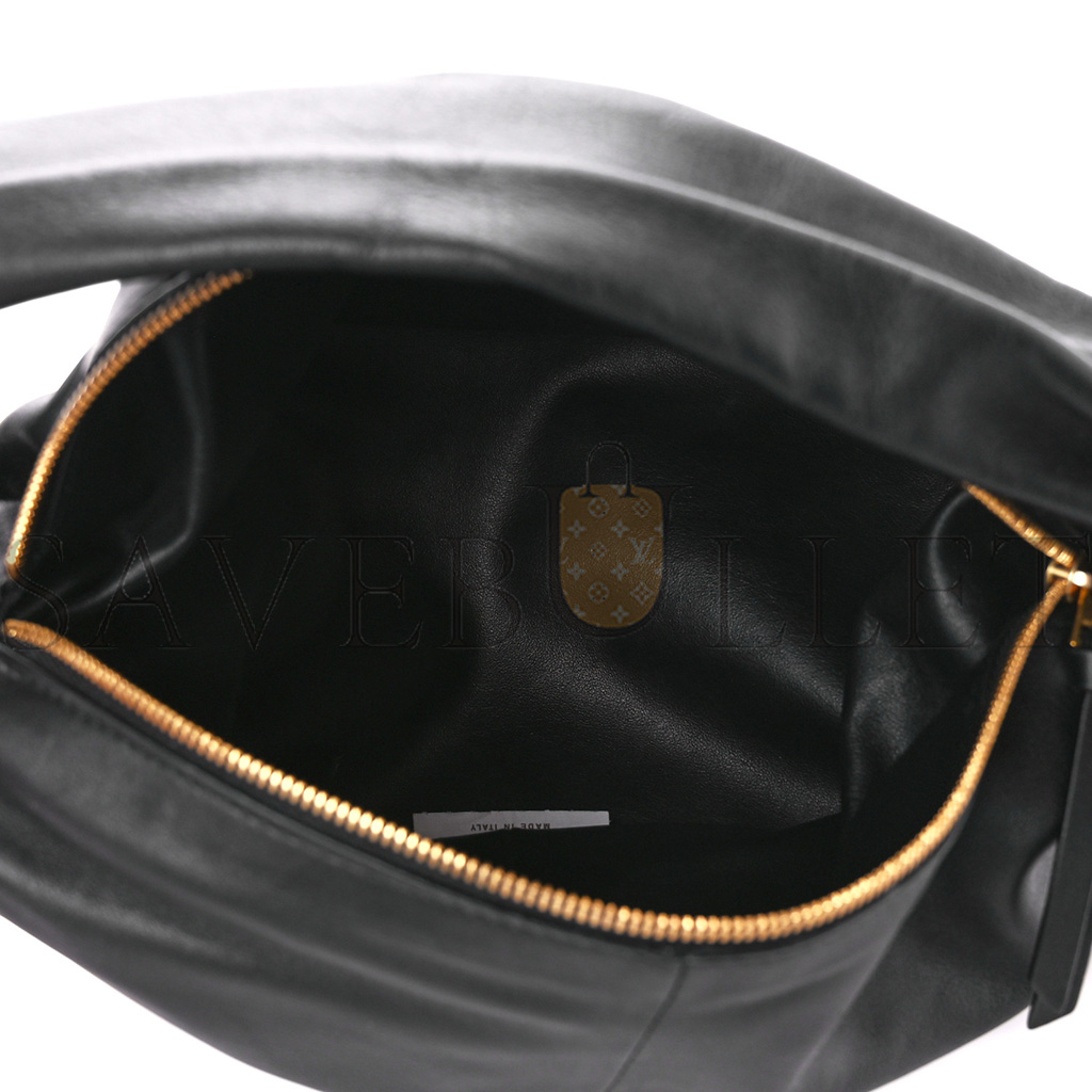 bo*te*ga Ve*ne*ta nappa mini double knot bag black (25*16*13cm)