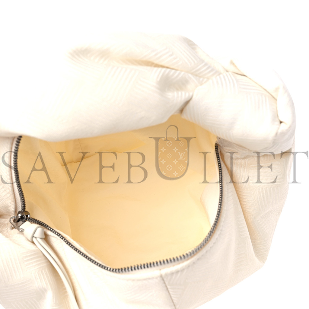 bo*te*ga Ve*ne*ta jacquard mini double knot bag ivory (28*10cm)