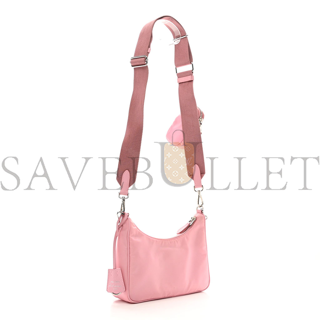 Pra*a nylon re-edition 2005 shoulder bag rosa (22*17*6m)