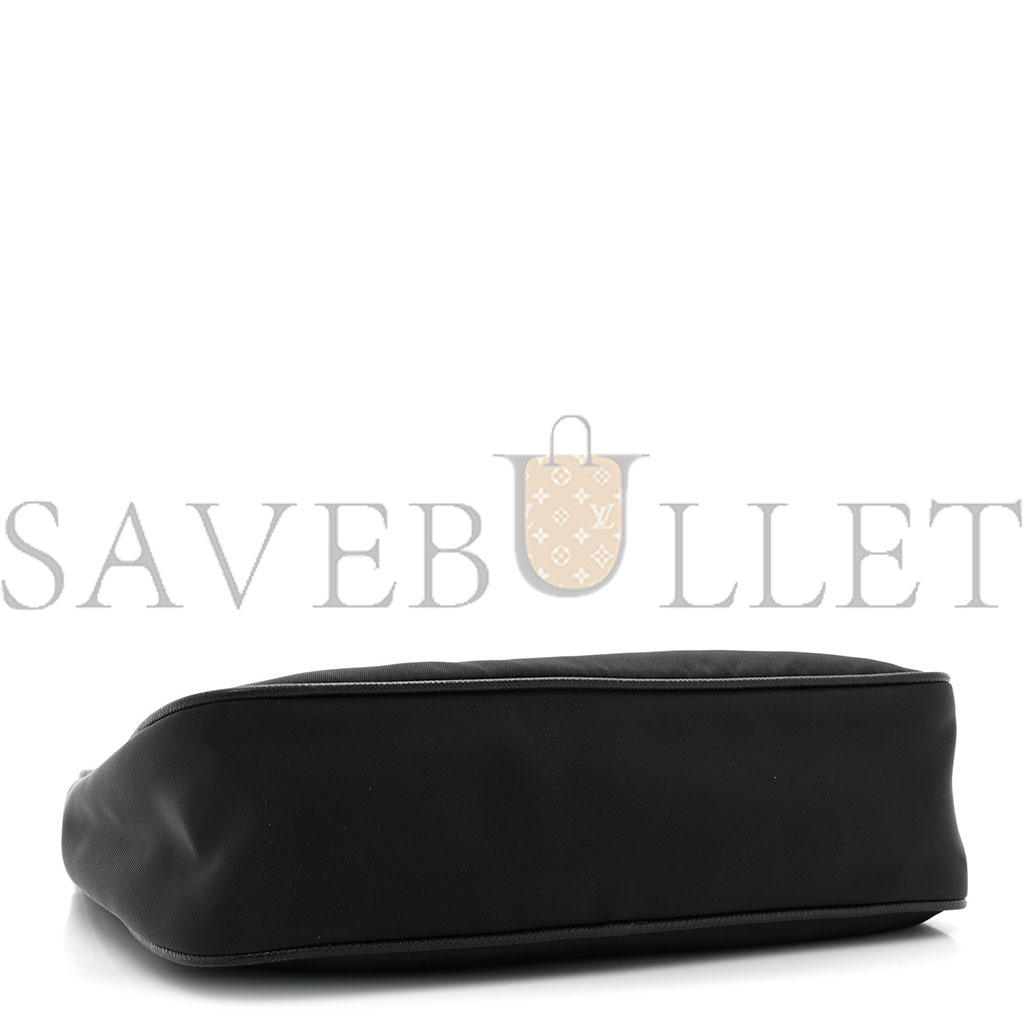 Pra*a nylon re-edition 2005 shoulder bag black (22*16*6cm)