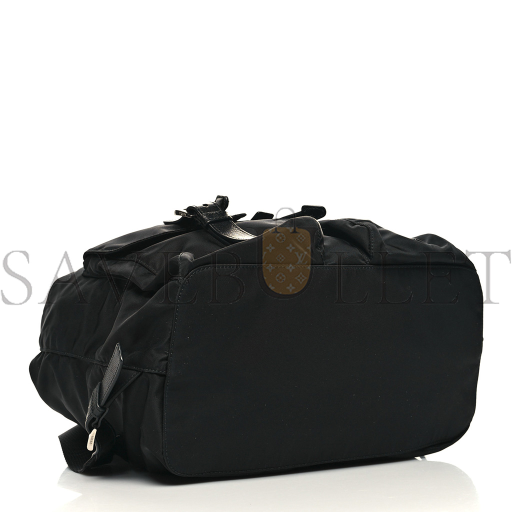 Pra*a nylon vela medium backpack black (29*29*14cm)