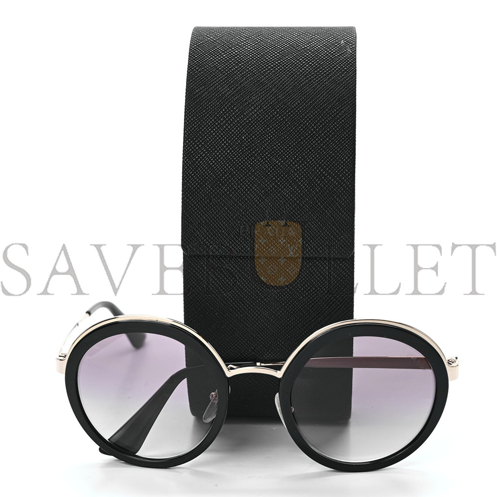 Pra*a round frame sunglasses spr 50t black