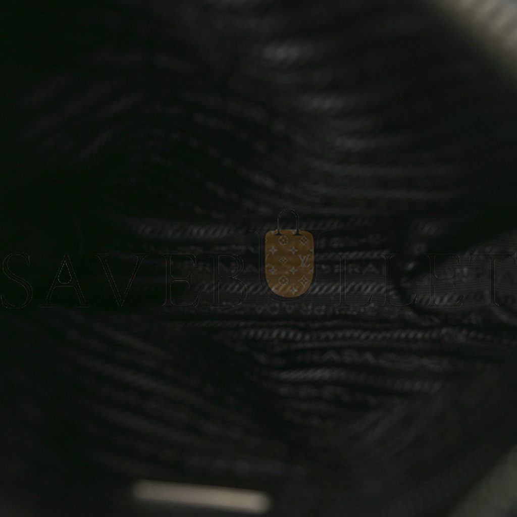 Pra*a tessuto nylon vitello hobo nero black (31*23*11cm)