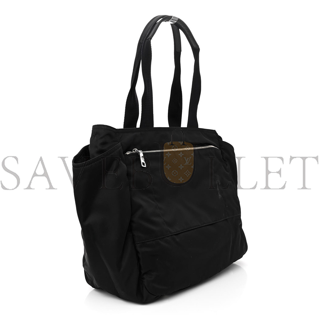 Pra*a tessuto nylon vela diaper bag black (34*28*20cm)
