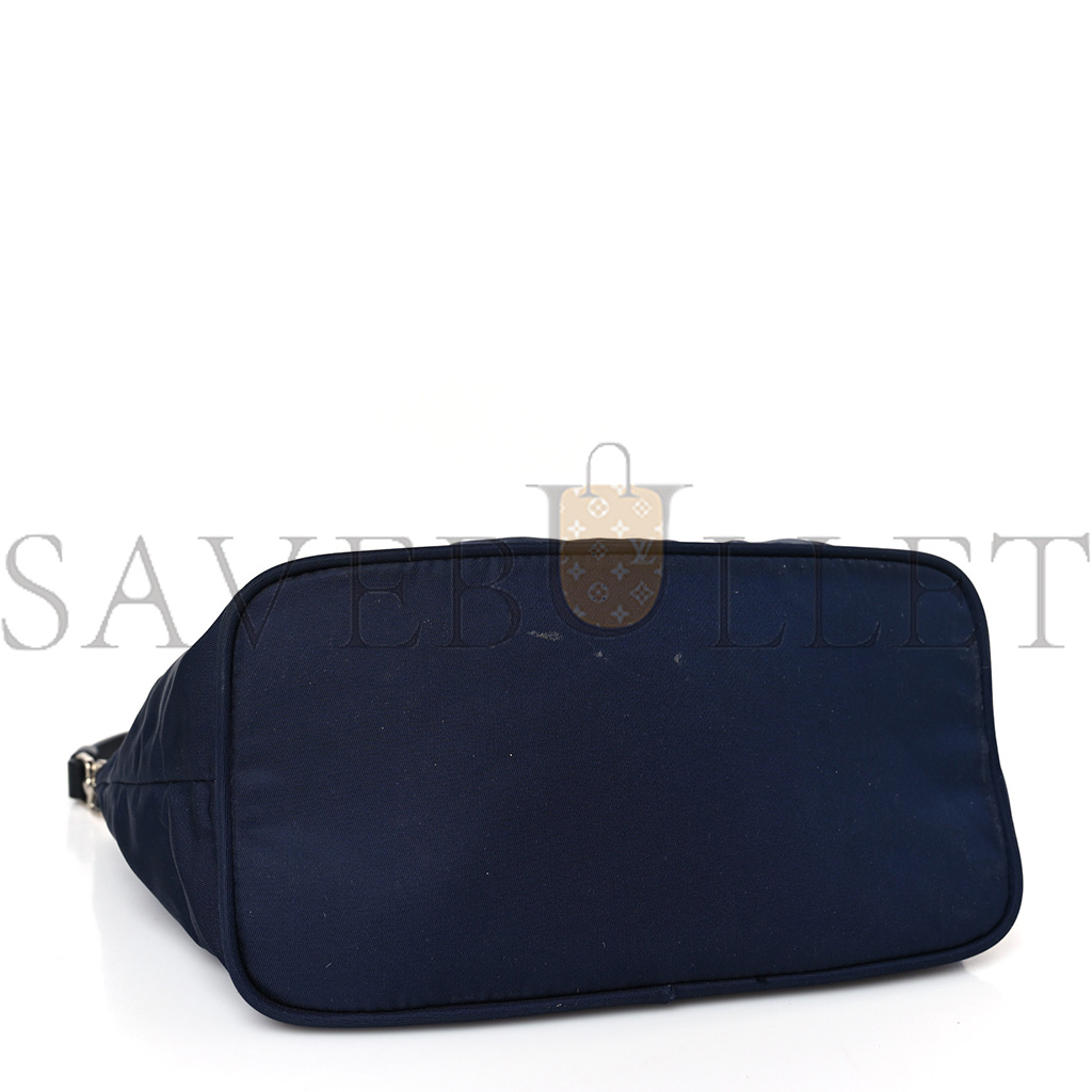 Pra*a tessuto nylon vitello hobo navy (19*13*10cm)