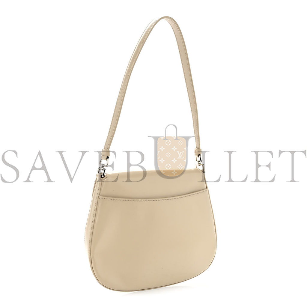 Pra*a spazzolato cleo flap shoulder bag deserto (17*15*3cm)