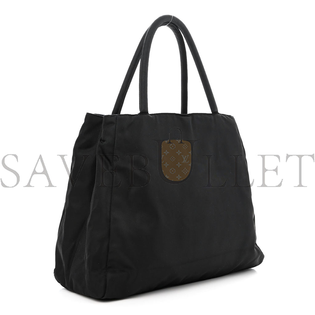 Pra*a tessuto nylon tote black (32*23*11cm)