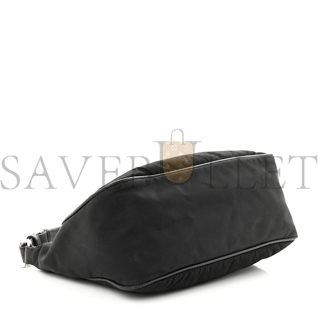 Pra*a tessuto nylon shoulder bag black (27*16*10cm)