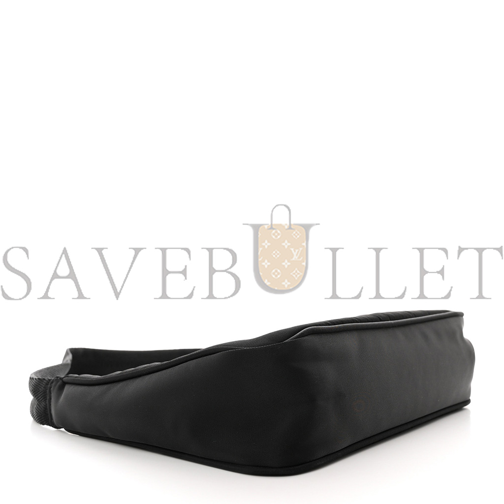Pra*a tessuto nylon mini re-edition 2000 bag black (22*16*6cm)