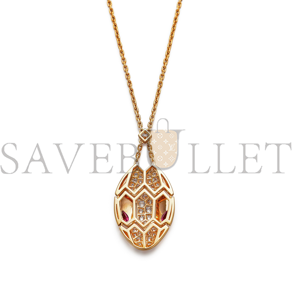 b*l*ai serpenti Di*m*nd pendent necklace