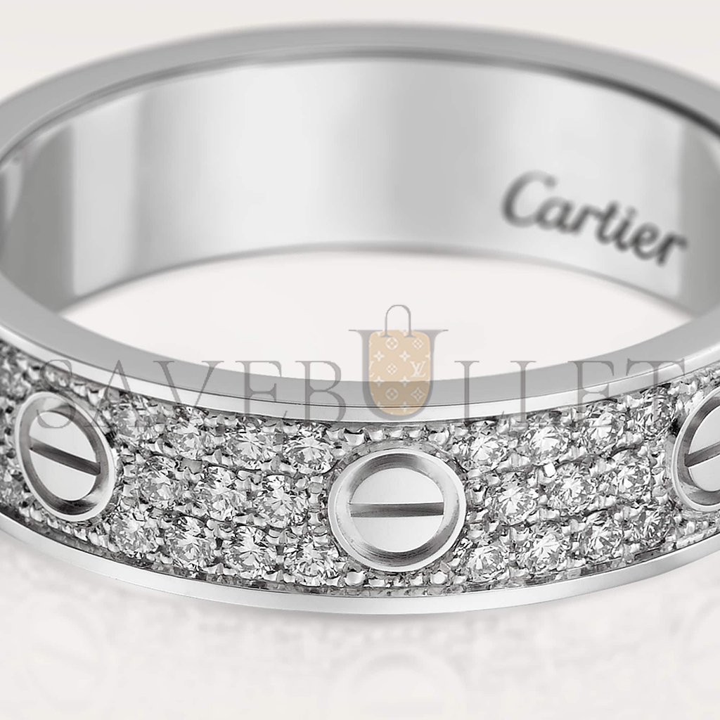 ca*t*er love wedding band, Di*m*nd-paved b4083400