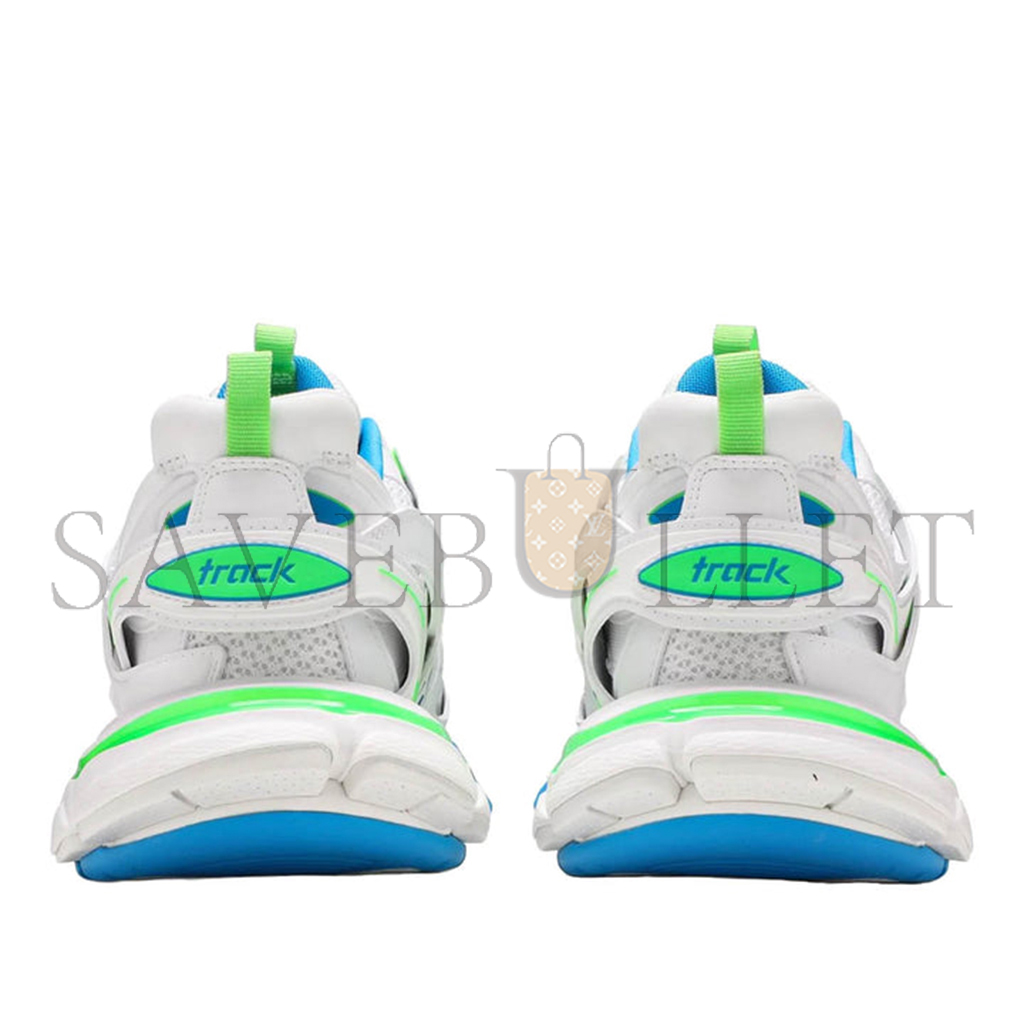 Ba*len*cia*ga track sneaker white green 542436w2bc30285