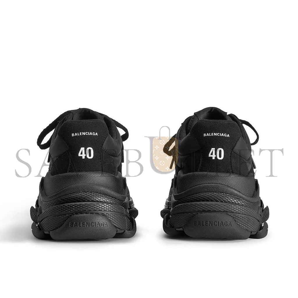 Ba*len*cia*ga triple s nylon sneaker black 750152w3cu11000