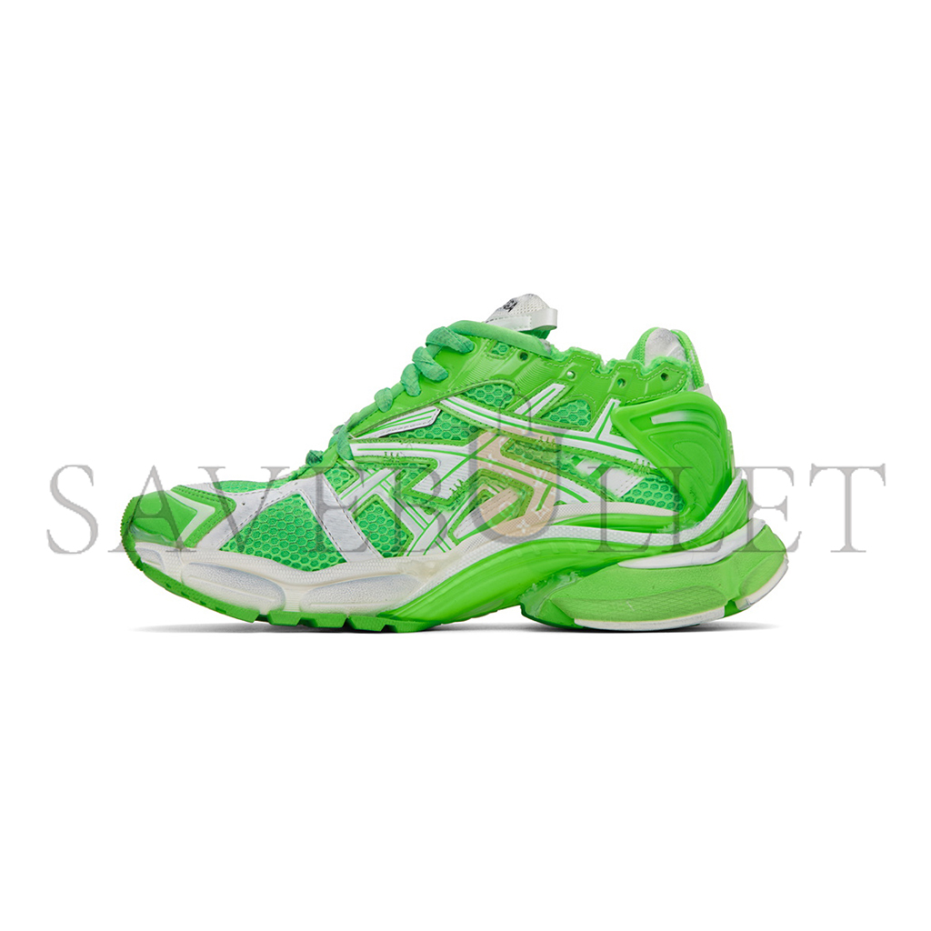 Ba*len*cia*ga green runner sneakers 677402w3rbm3590