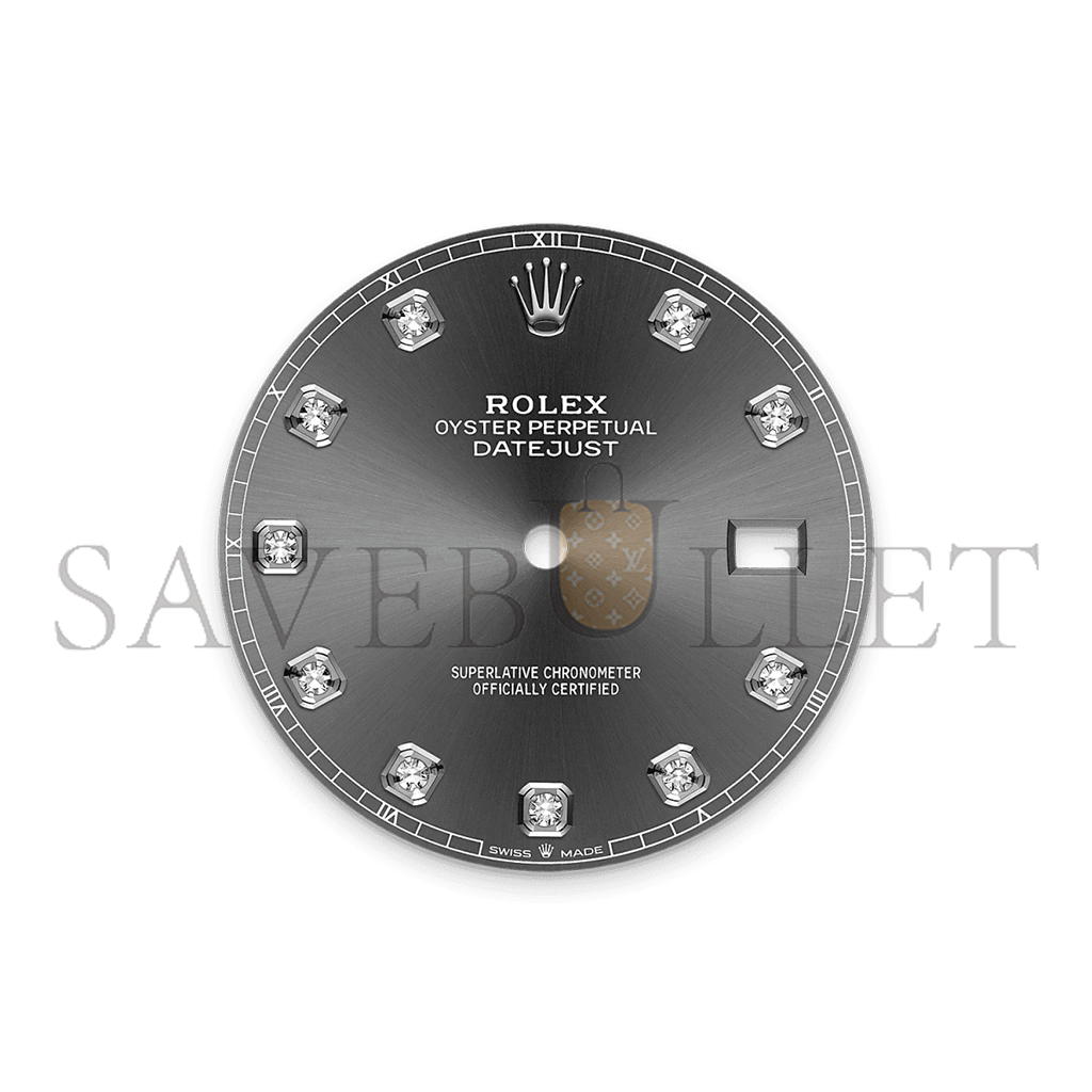 R*l*x datejust 41 oyster, 41 mm, oystersteel and white gold watch 126334