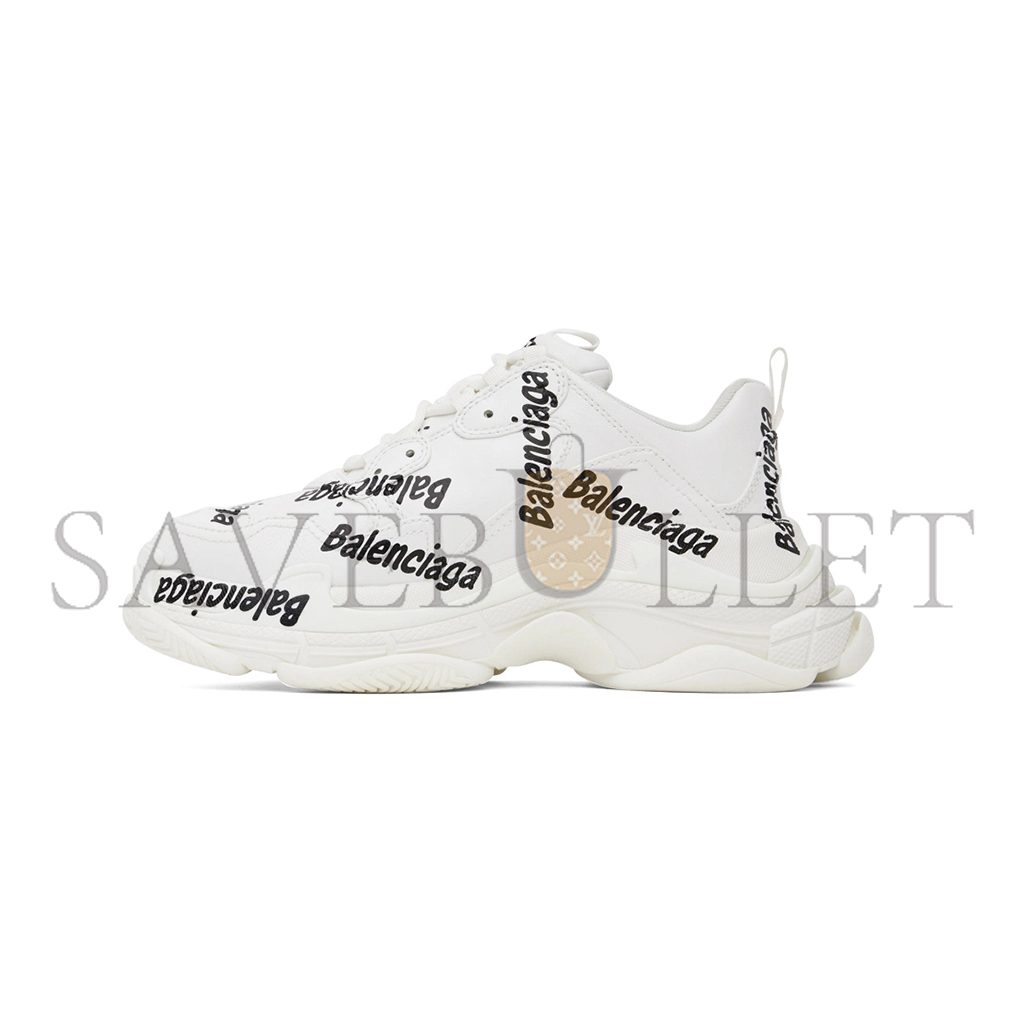Ba*len*cia*ga white triple s sneakers 524039w2fab9010