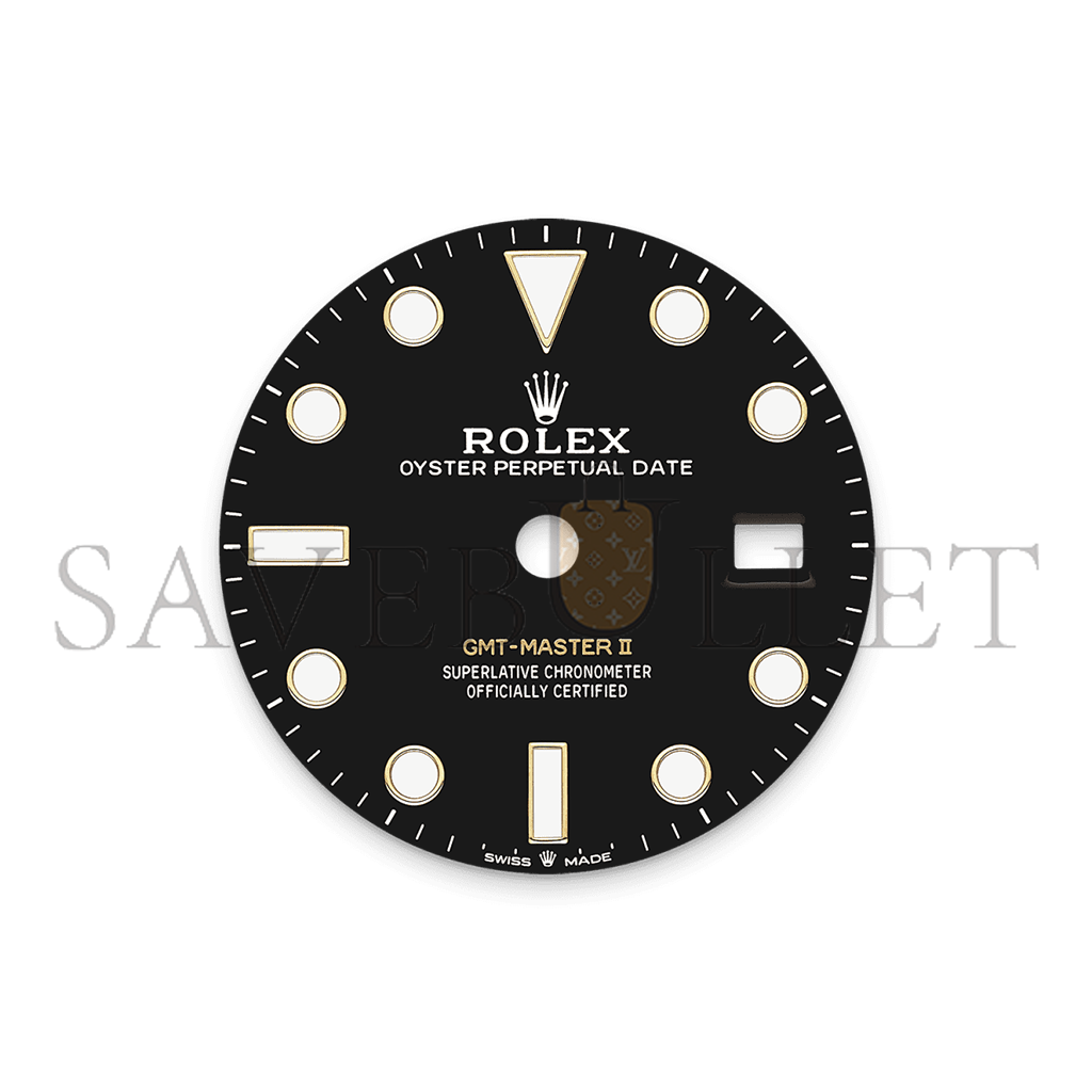 R*l*x gmt-master ii oyster, 40 mm, yellow gold watch 126718grnr