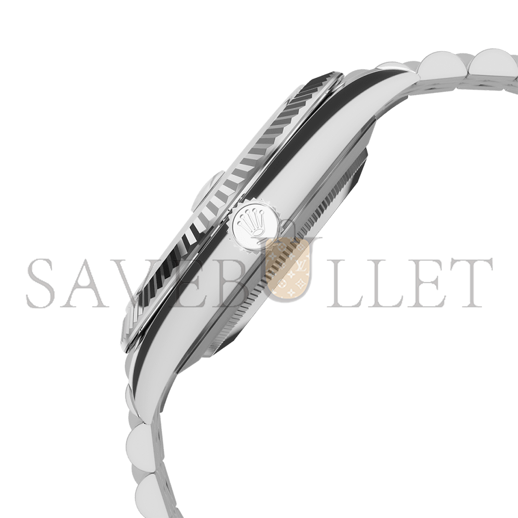 R*l*x datejust 41 oyster, 41 mm, oystersteel and white gold watch 126334-0028