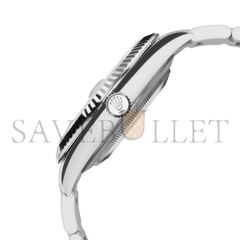 R*l*x datejust 41 oyster, 41 mm, oystersteel and white gold watch 126334-0025