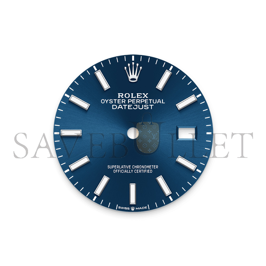 R*l*x datejust 36 oyster, 36 mm, oystersteel and white gold watch 126234-0017