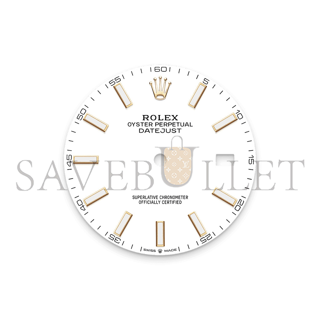 R*l*x datejust 41 oyster, 41 mm, oystersteel and yellow gold watch 126333-0016