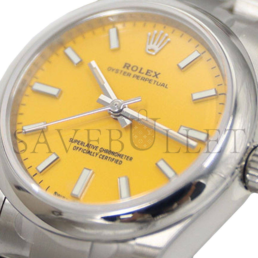 R*l*x oyster perpetual yellow disc 31mm watch 277200-0005