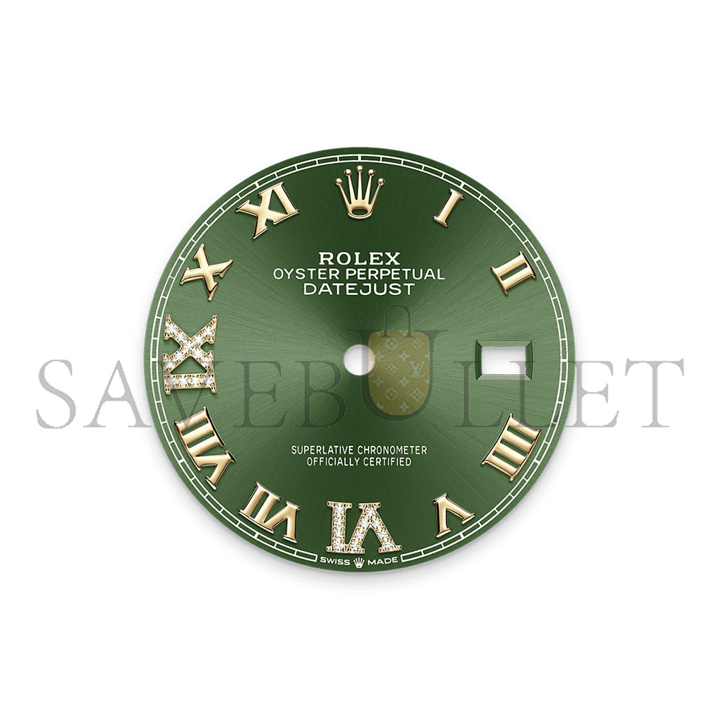 R*l*x datejust 36 oyster, 36 mm, oystersteel and yellow gold 126233-0025