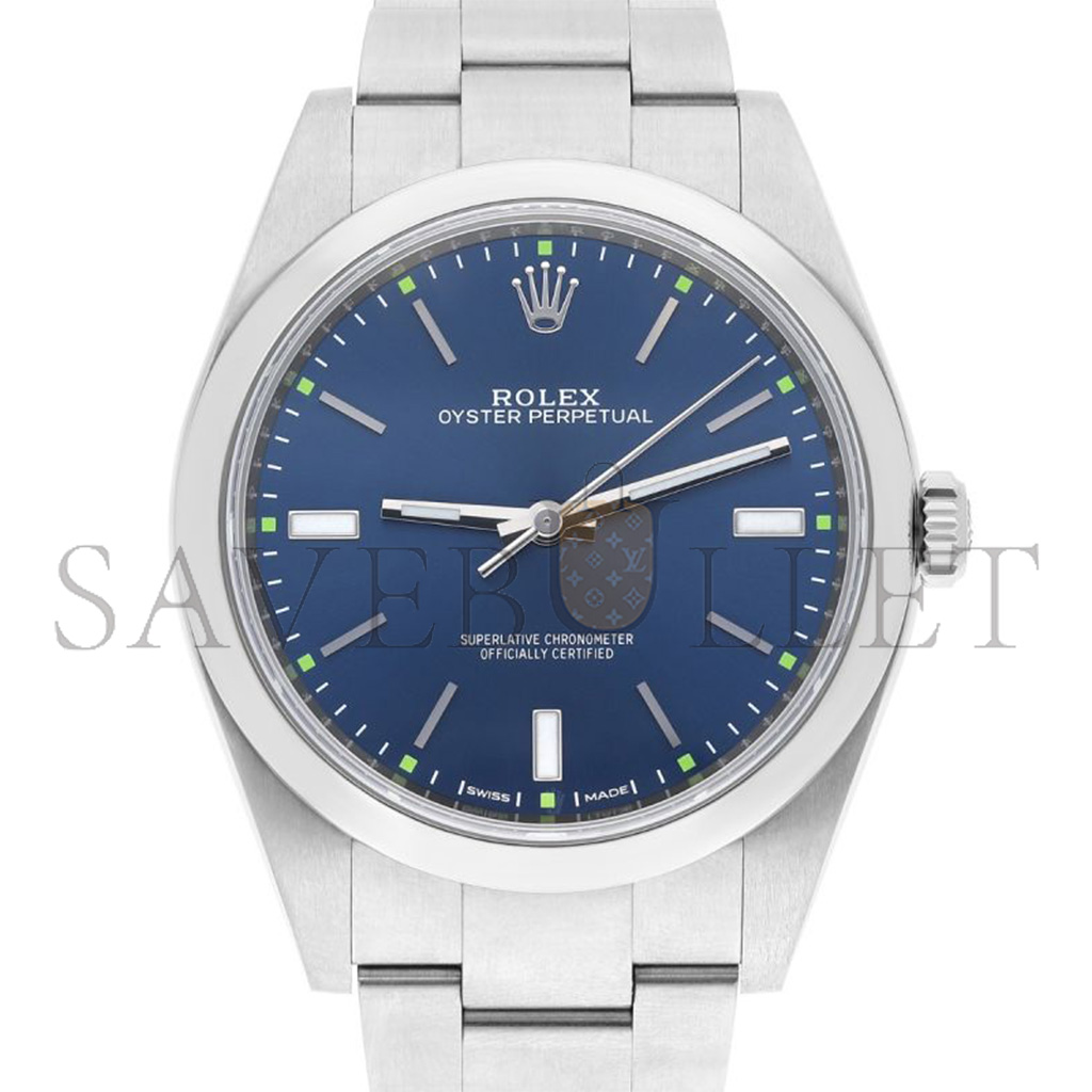 R*l*x oyster perpetual blue dial stainless steel 39mm 114300-0003