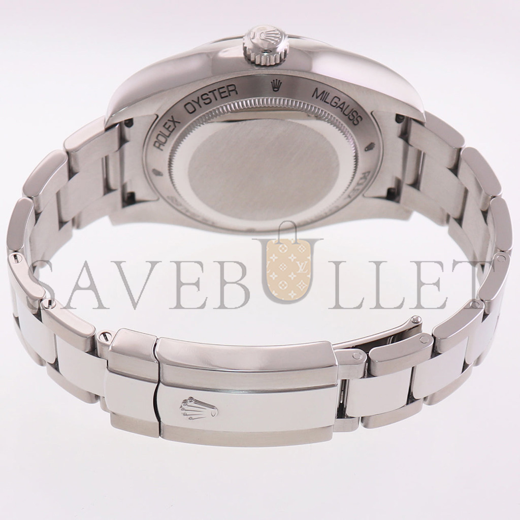 R*l*x oyster perpetual milgauss blue dial watch 116400gv