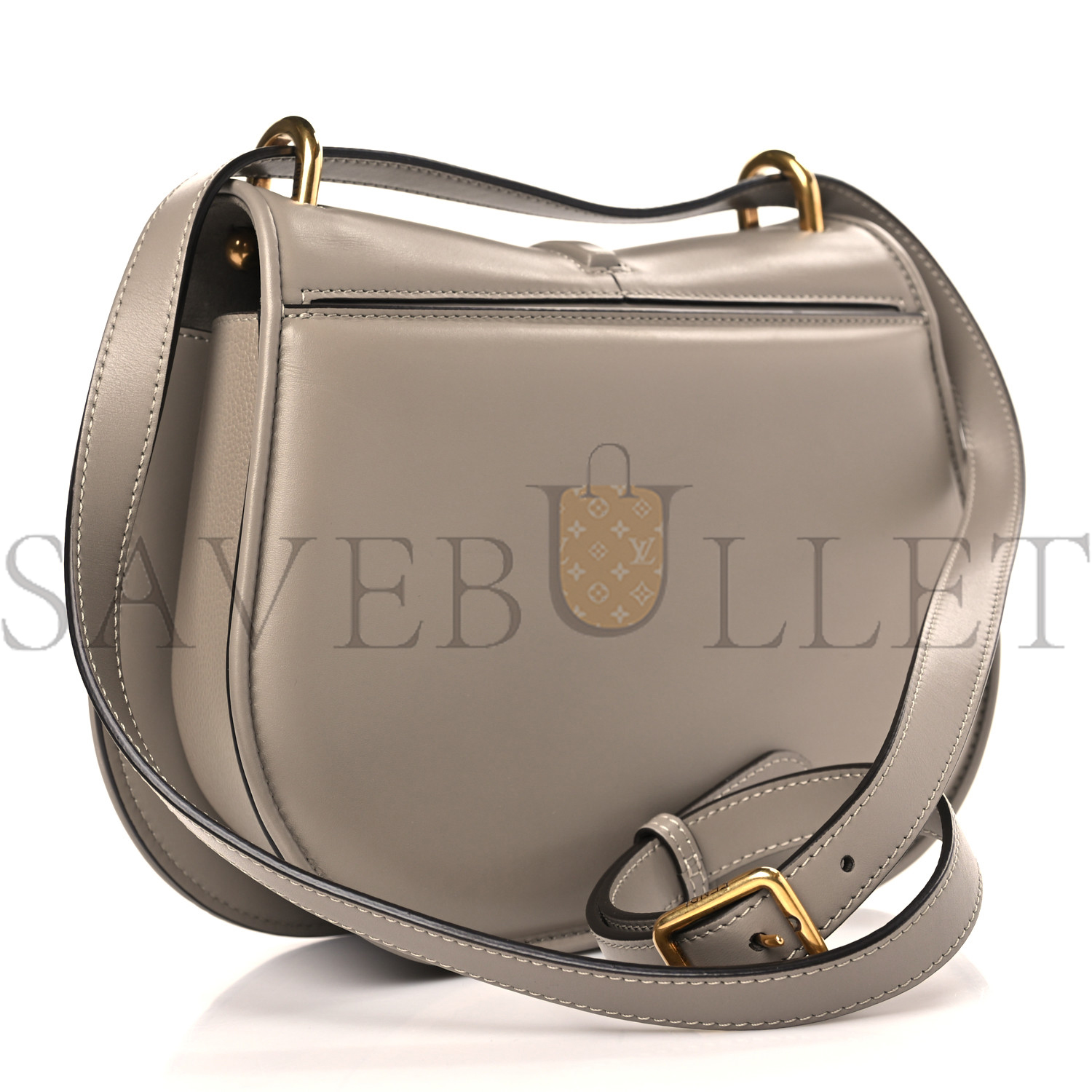 F**di vitello brenta cher medium F**di c'mon tortora (25*18*8cm)