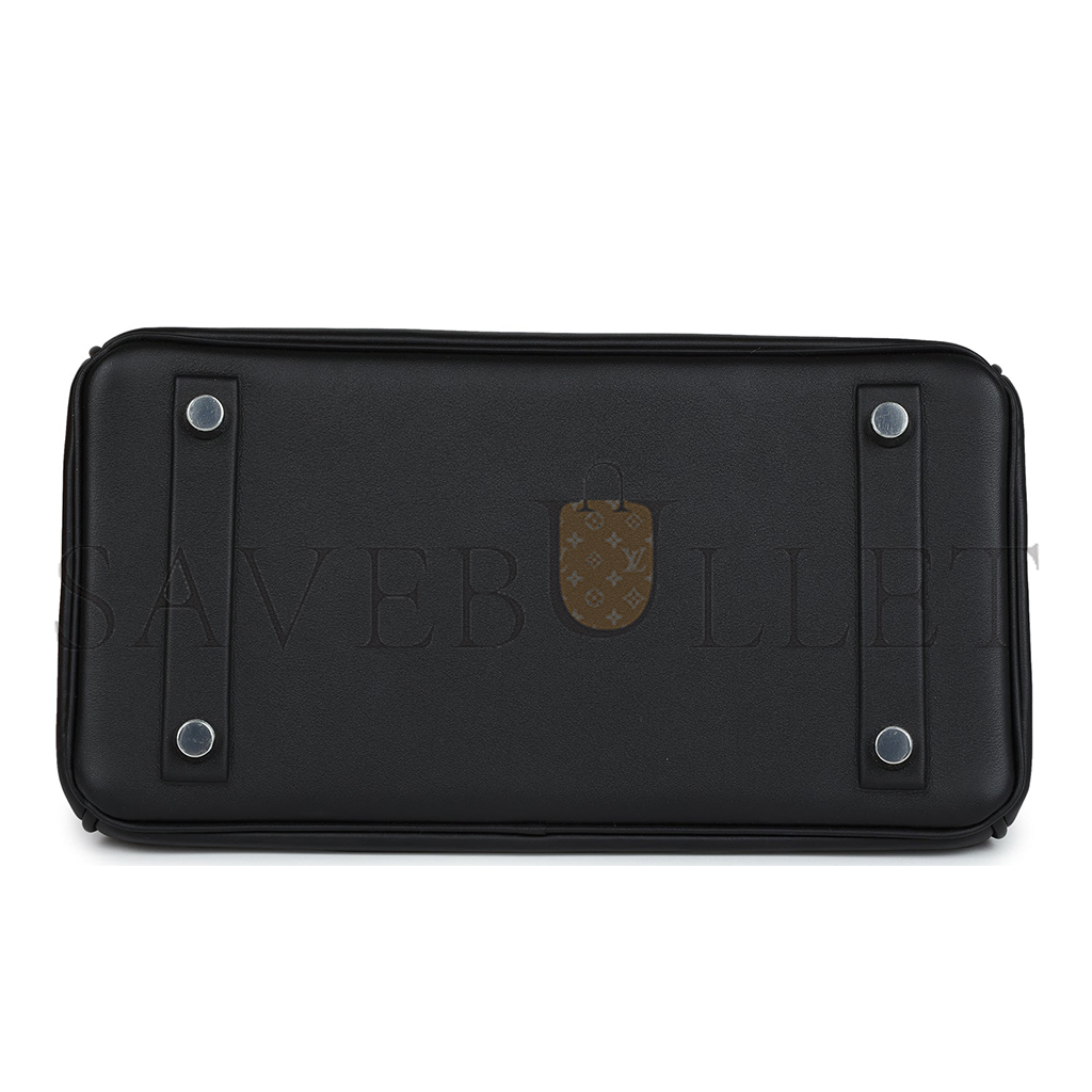 H**mes master birkin 25 shadow black bag 276375 (25*20*13cm)