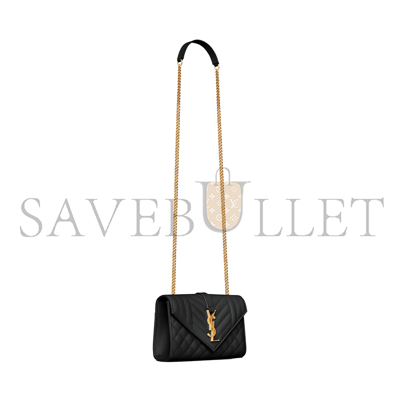 Y*L envelope small in quilted grain de poudre embossed leather 600195bow911000 (21*13*6cm)