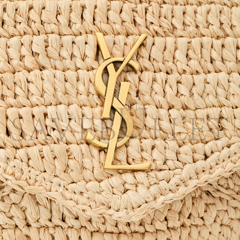 Y*L cassandre large envelope pouch in raffia 786074gaaex2080 (29.5*18*4.5cm)
